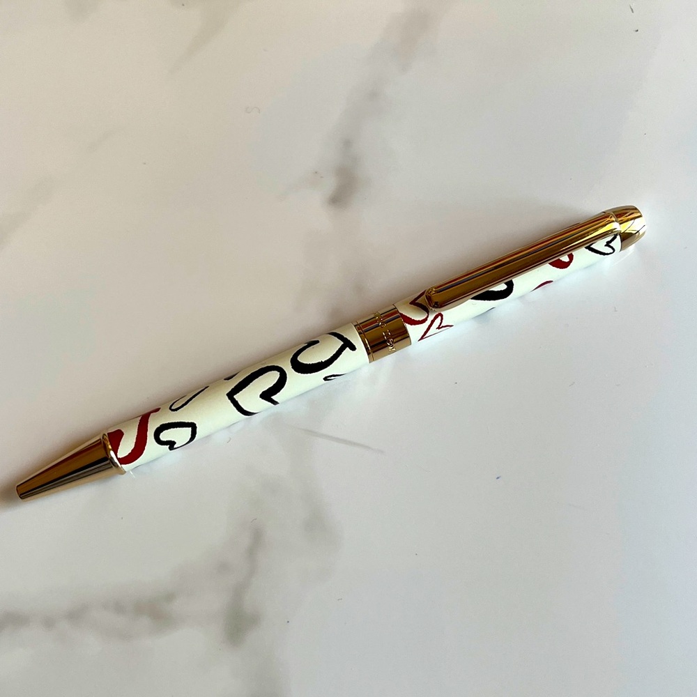 Kate Spade Scribble Hearts Ballpoint Pen